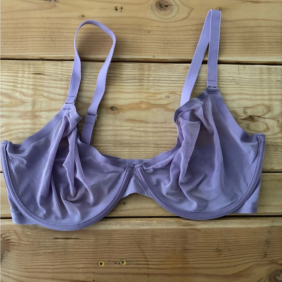 CUUP The Plunge Mesh Underwire Bra - Picture 1 of 2